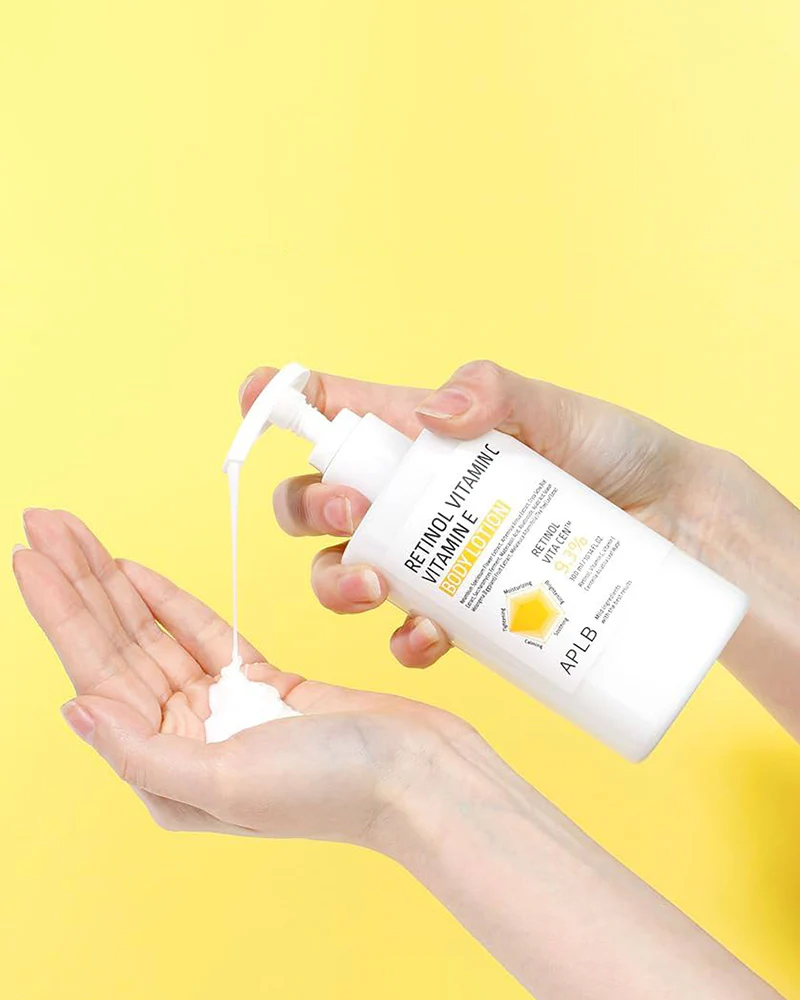 APLB Retinol Vitamin C Vitamin E Body Lotion 300ml – Image 2