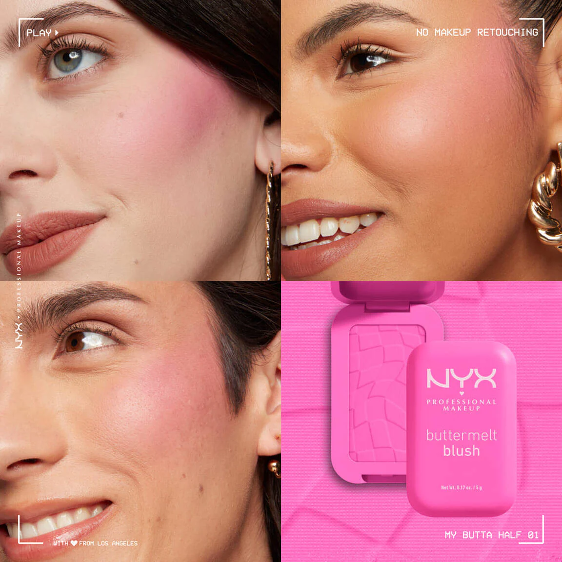 NYX - BUTTERMELT Blush - 01 My Butta Half – Image 2