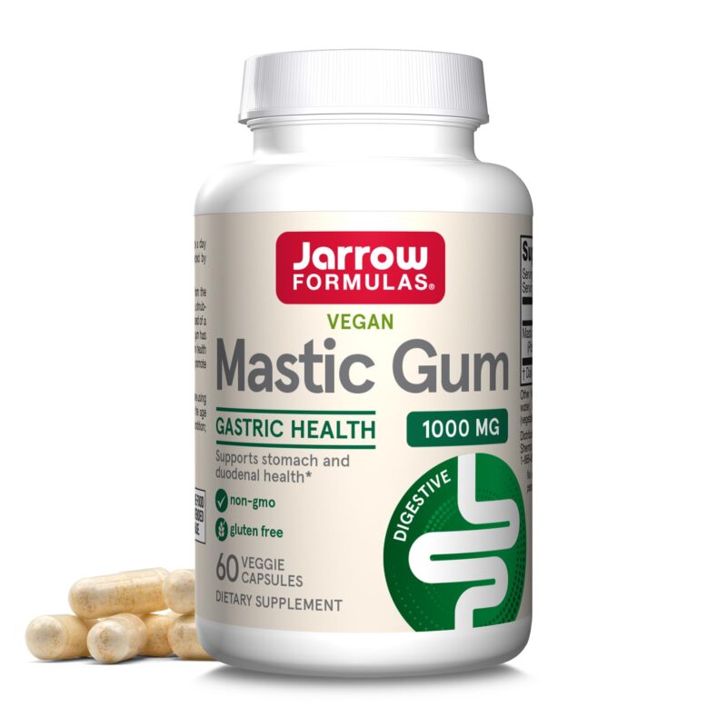 Jarrow Formulas Mastic Gum 1000 mg 60 Veggie Caps Mastic Gum Capsules