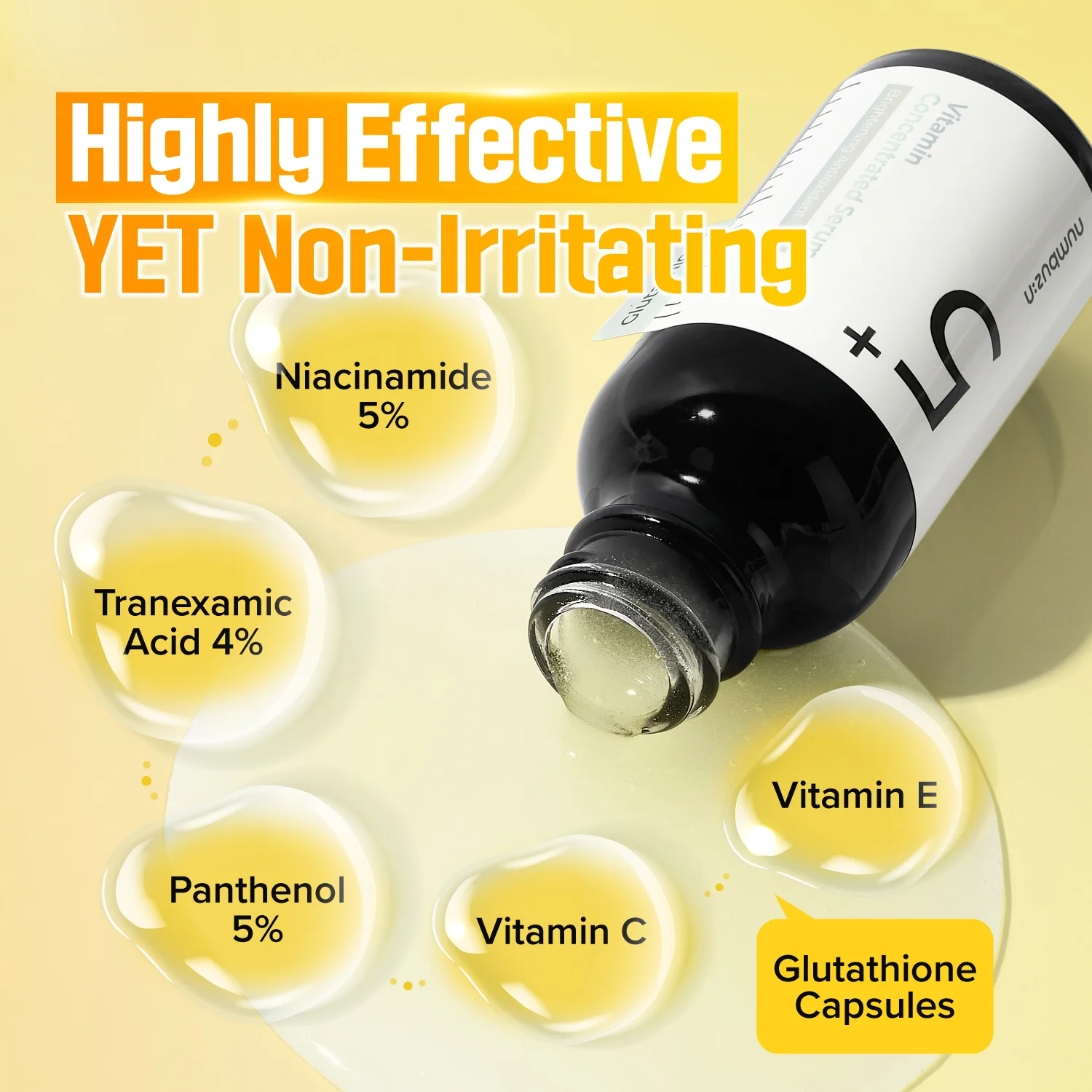 numbuzin No.5+ Vitamin Concentrated Serum 30mL+30mL Duo Set – Image 2