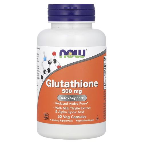 Now FOODS Glutathione 500mg 60 veg capsules