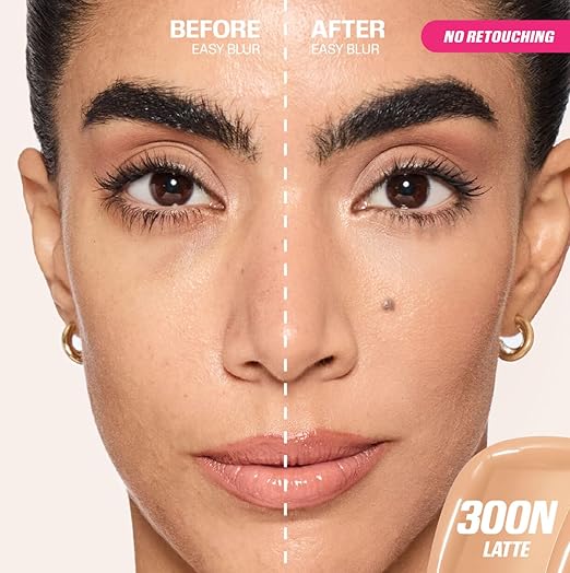 HUDA BEAUTY Easy Blur Natural Airbrush Foundation 30ml – LATTE 300N – Image 3