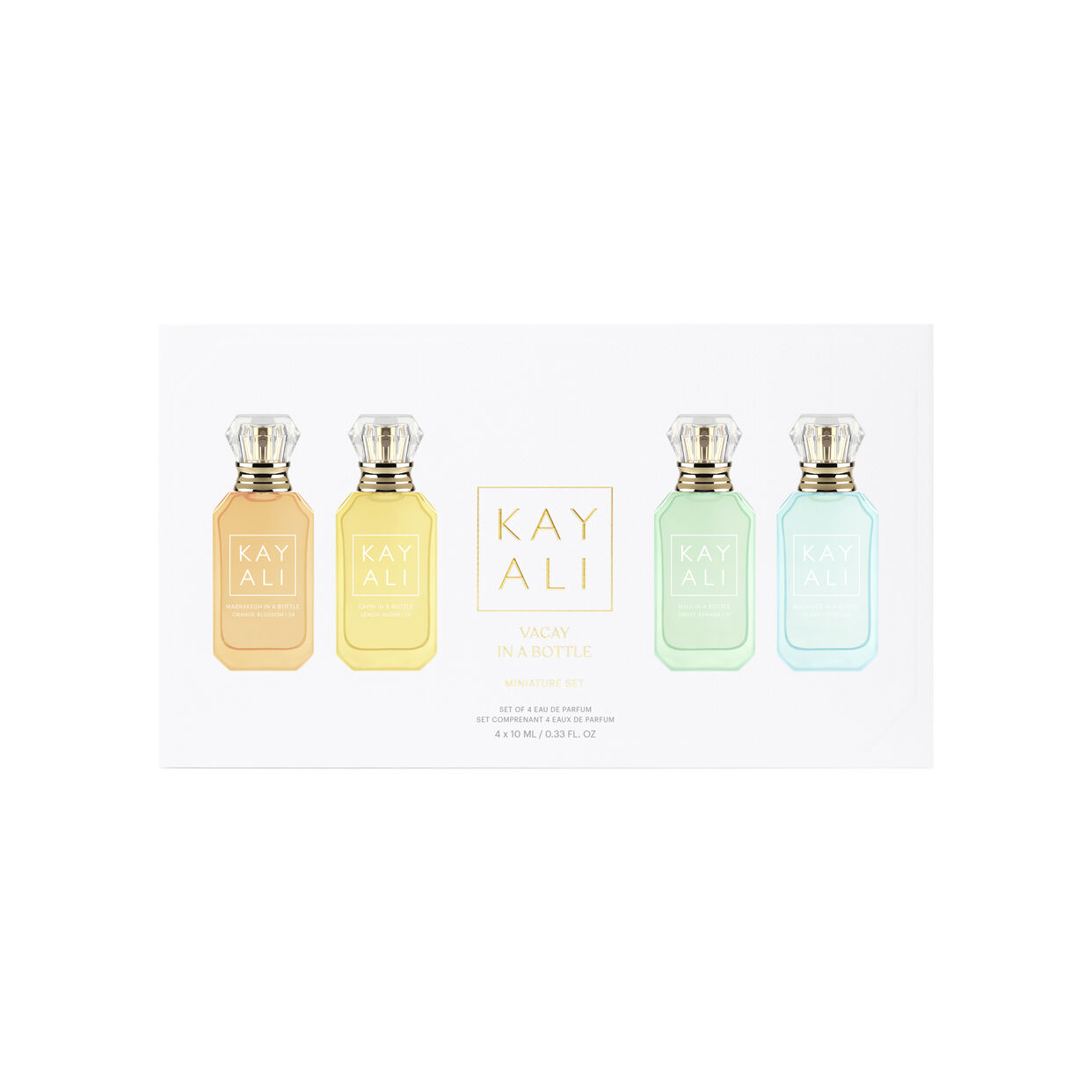 KAYALI Mini Perfume Set VACAY IN A BOTTLE 4x10ml
