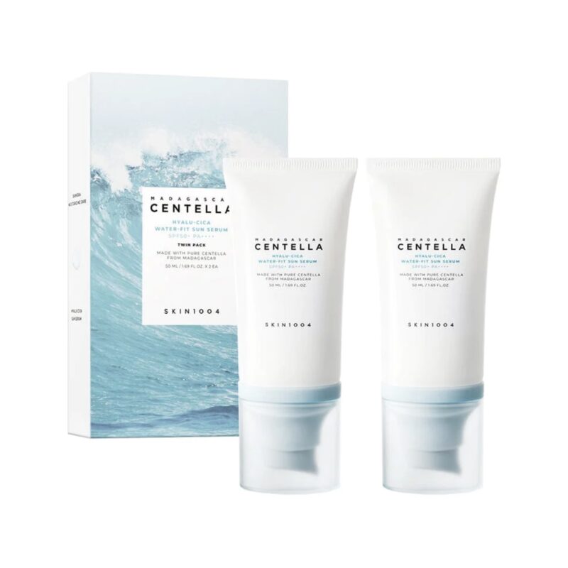 Skin1004  Madagascar Centella Hyalu-Cica Water-Fit Sun Serum Twin Pack SPF50+ 2x50ml