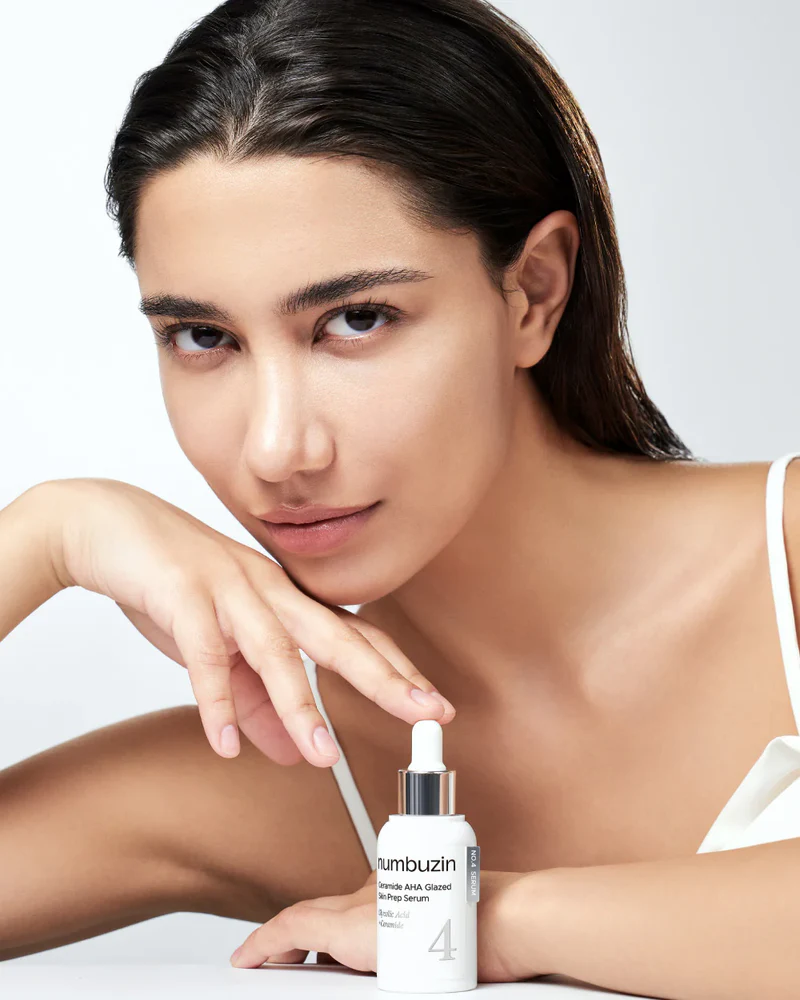 numbuzin No.4 Ceramide AHA Glazed Skin Prep Serum 30ml – Image 2