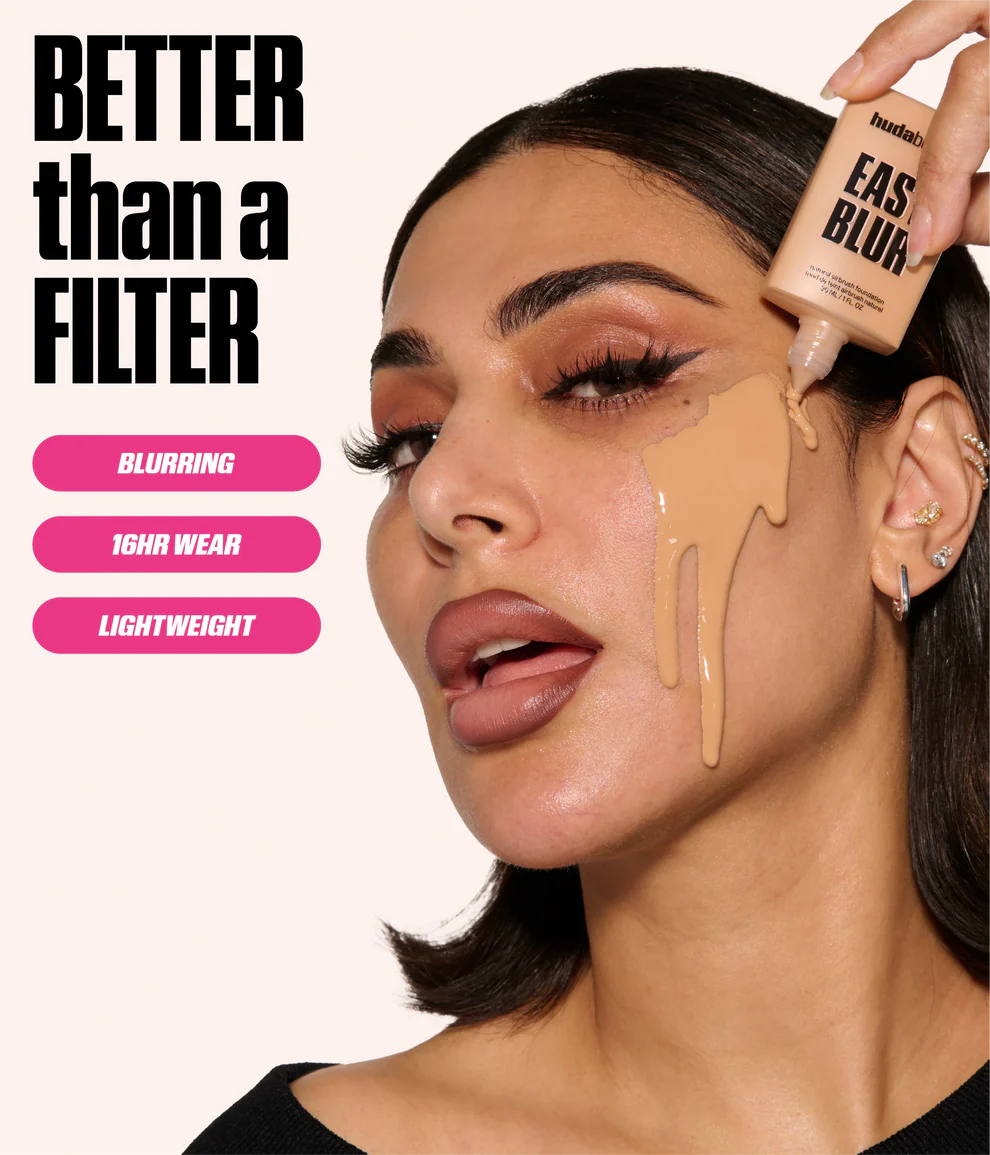 HUDA BEAUTY Easy Blur Natural Airbrush Foundation 30ml – ICED FRAPPE 305C – Image 2