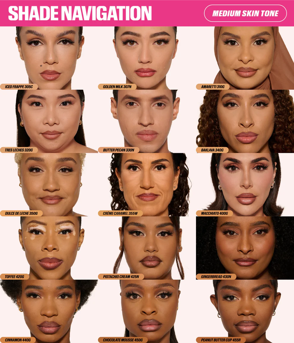 HUDA BEAUTY Easy Blur Natural Airbrush Foundation 30ml – GOLDEN MILK 307N – Image 3