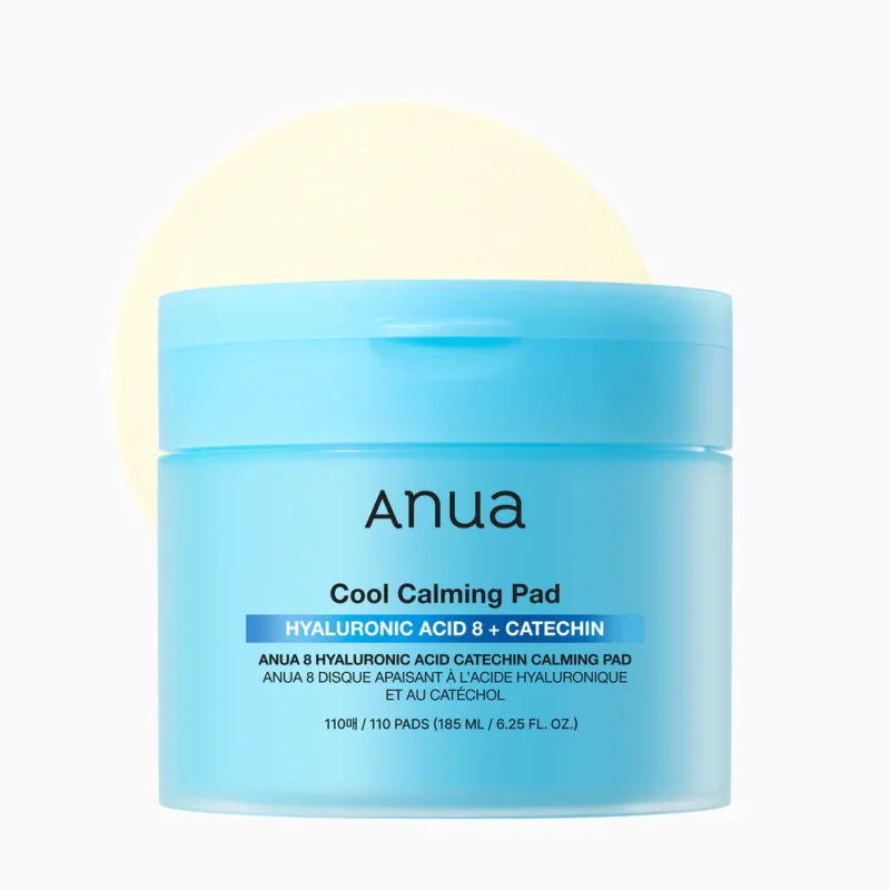 ANUA 8 Hyaluronic Acid Catechin Calming Pad 185ml