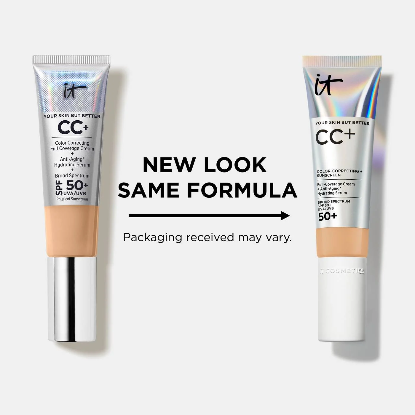 IT COSMETICS CC+™ Cream SPF 50+ CC Crème Correctrice - Medium (N) – Image 4