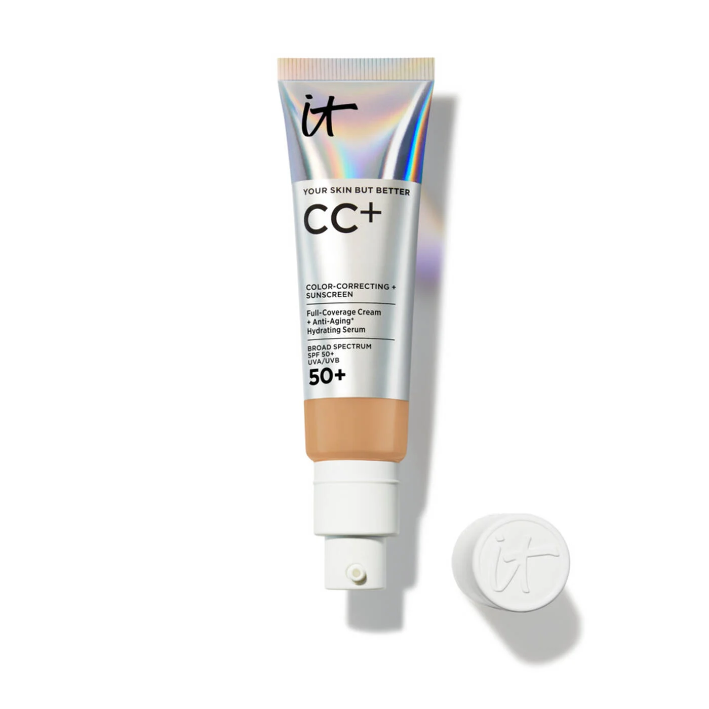 IT COSMETICS CC+™ Cream SPF 50+ CC Crème Correctrice - TAN WARM (W)
